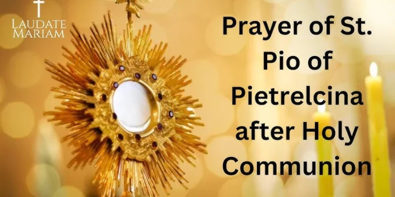 Prayer after communion Strength and Peace